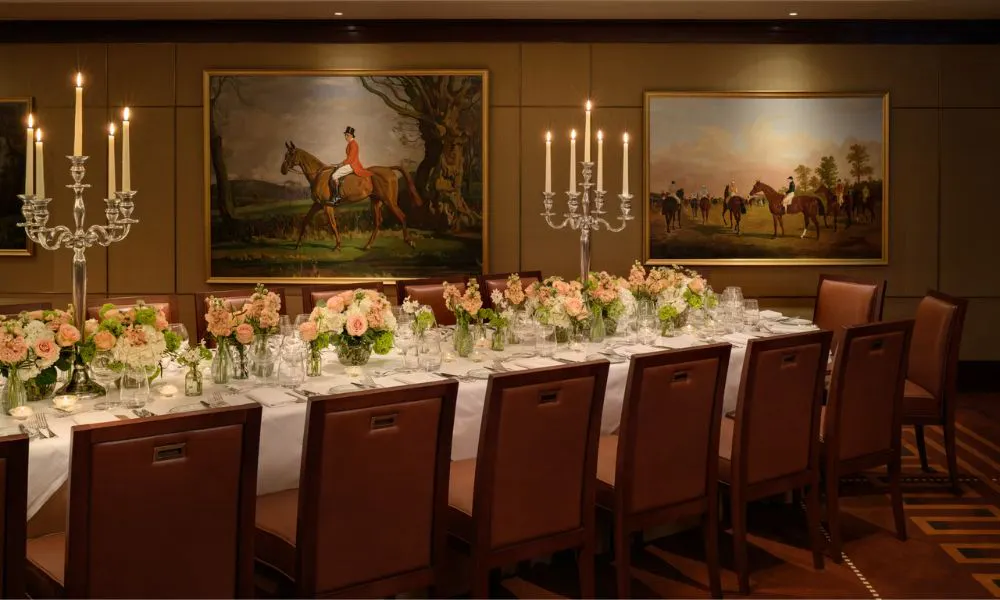 The private dining room at The Beaumont Mayfair