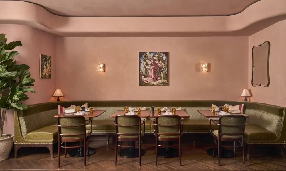 nipotina semi-private dining area