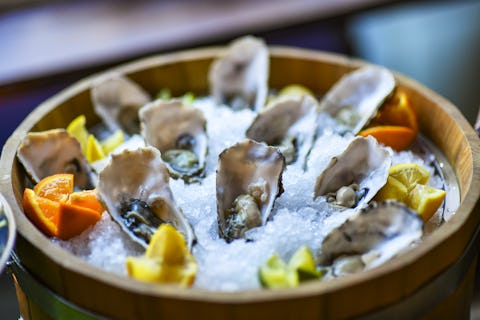 You can get bottomless champagne and oysters at this London restaurant