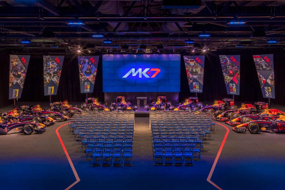 Red Bull Racing launches new events space, MK-7
