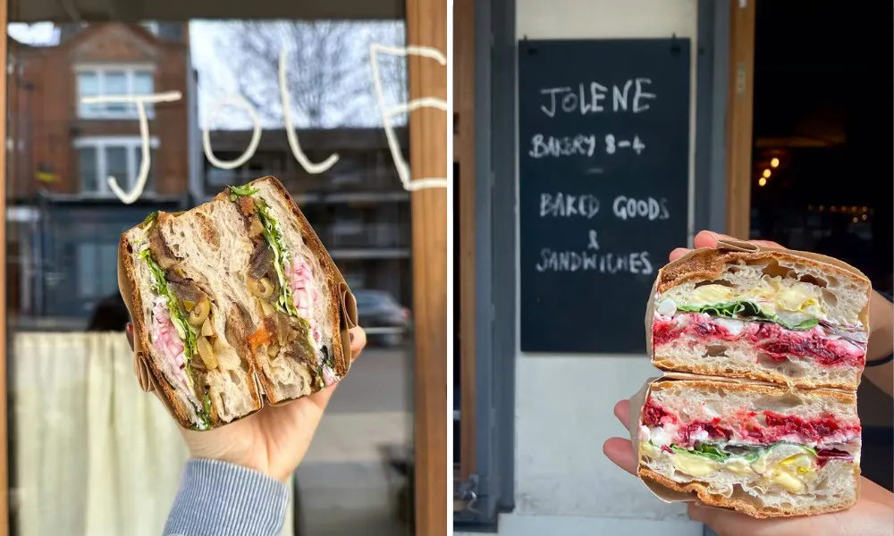 Seasonal focaccia sandwiches