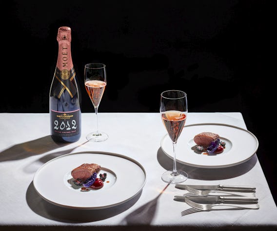 Jason Atherton's Moet & Chandon paired dinner at the Moet Summer House