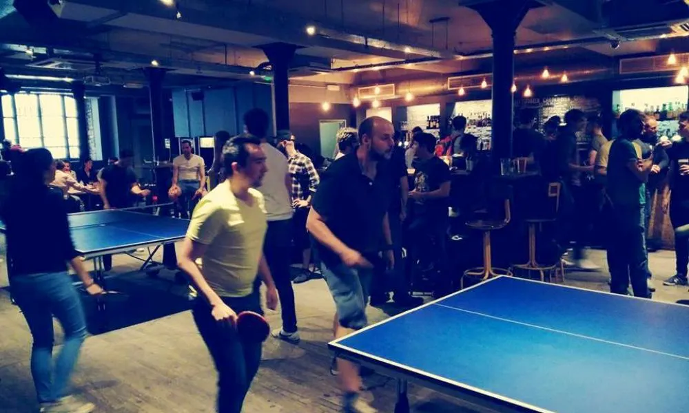 Games room at pub