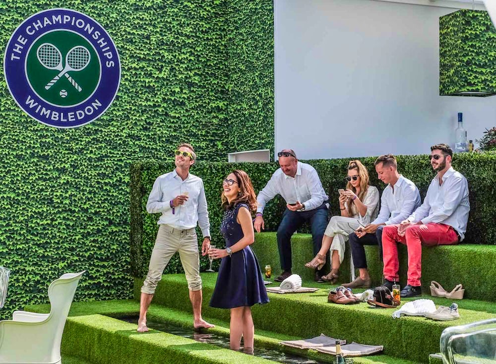 Keith Prowse is the official hospitality provider for Wimbledon 2019