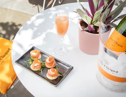 Veuve Clicquot's terraces are summer's most stylish alfresco spots