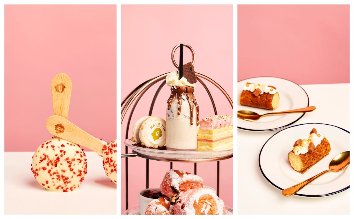 An ice cream afternoon tea has arrived in London