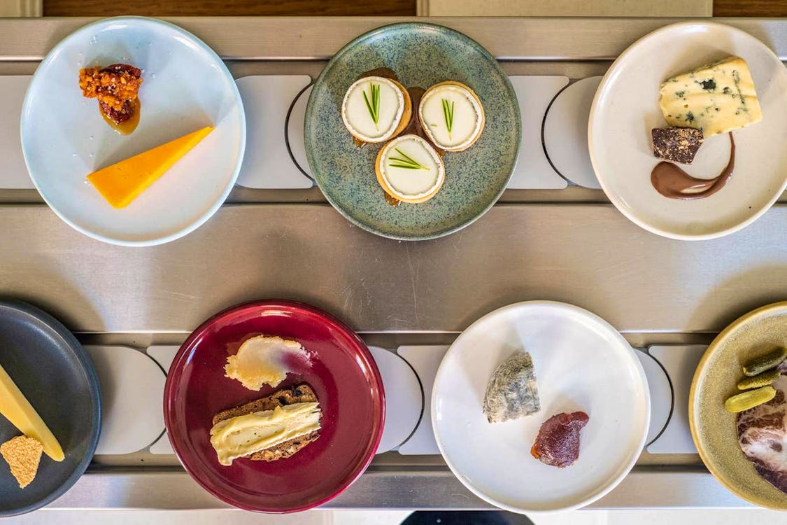 This new restaurant features a cheese conveyor belt