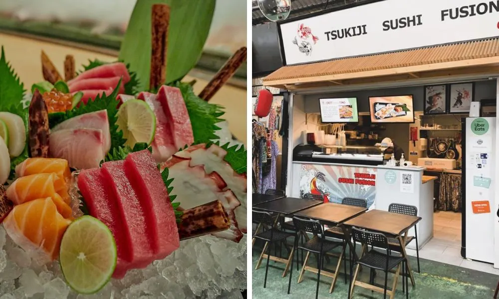 tsukiji market stall