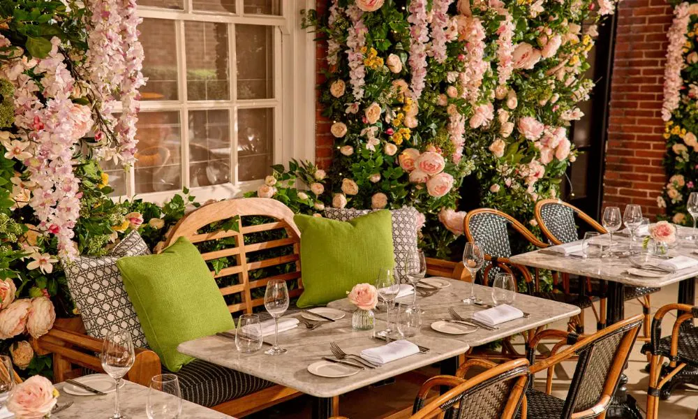 Florals on dalloway terrace