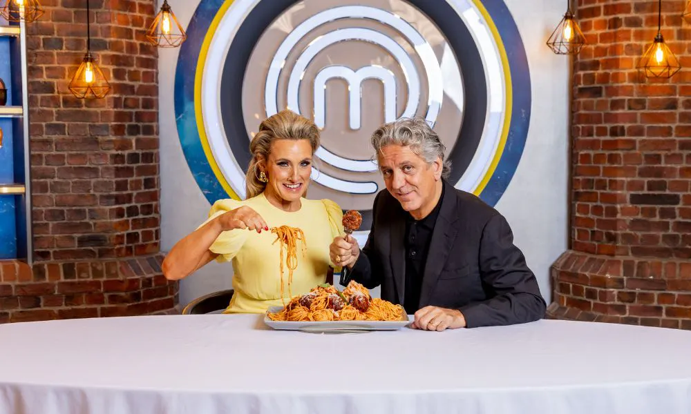 Celebrity MasterChef Judges: Grace Dent and Giorgio Locatelli