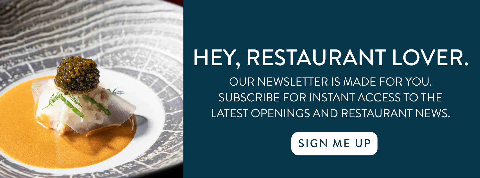 SquareMeal newsletter sign up 