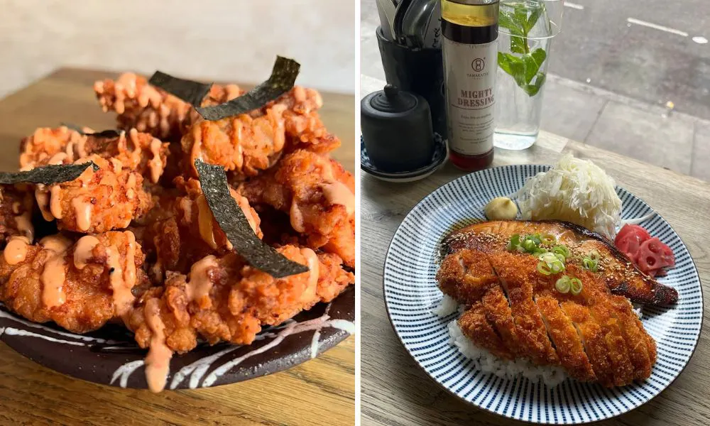 Karaage fried chicken