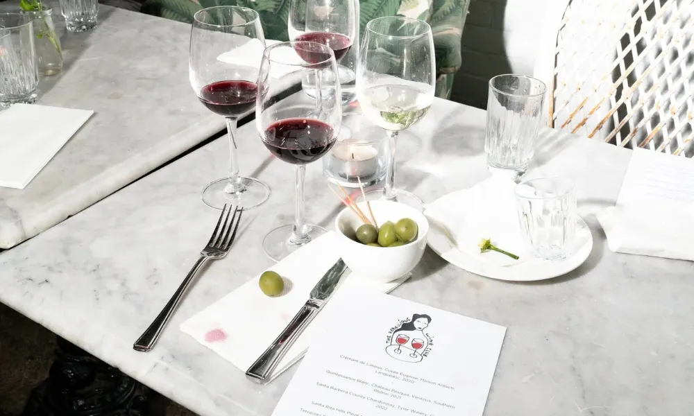rebellious wine club menu and wines