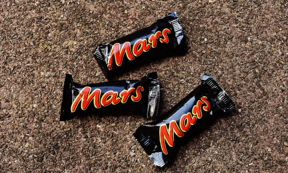 a few mini Mars bars 