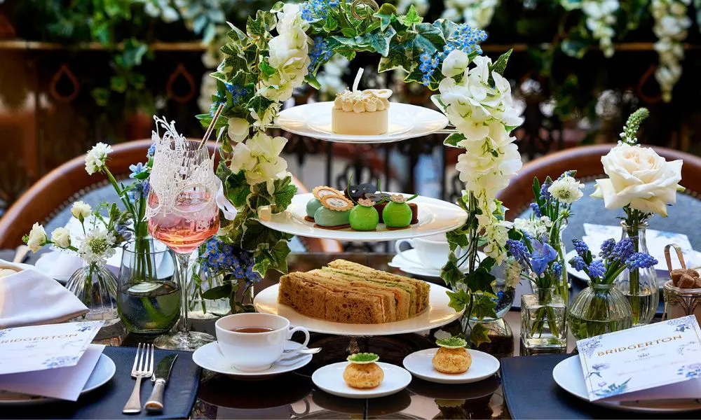 bridgerton themed afternoon tea at the lanesborough grill