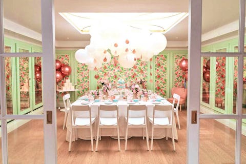 Peggy Porschen has opened a new, pink private dining room in Chelsea