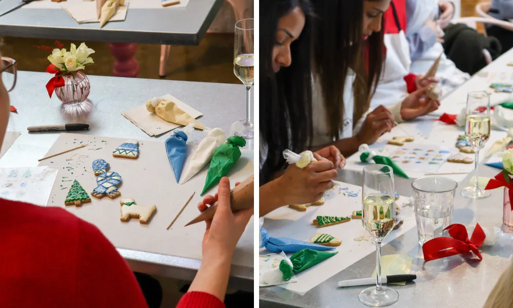 festive biscuit icing class