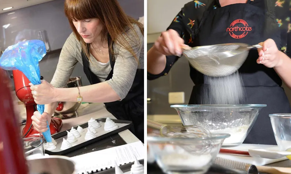 Cooking at northcote cooking school