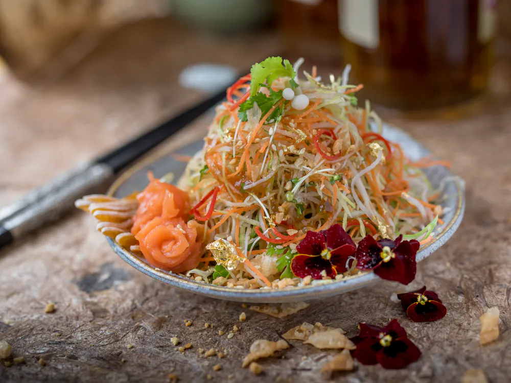 Lo mein salad at Kai Mayfair