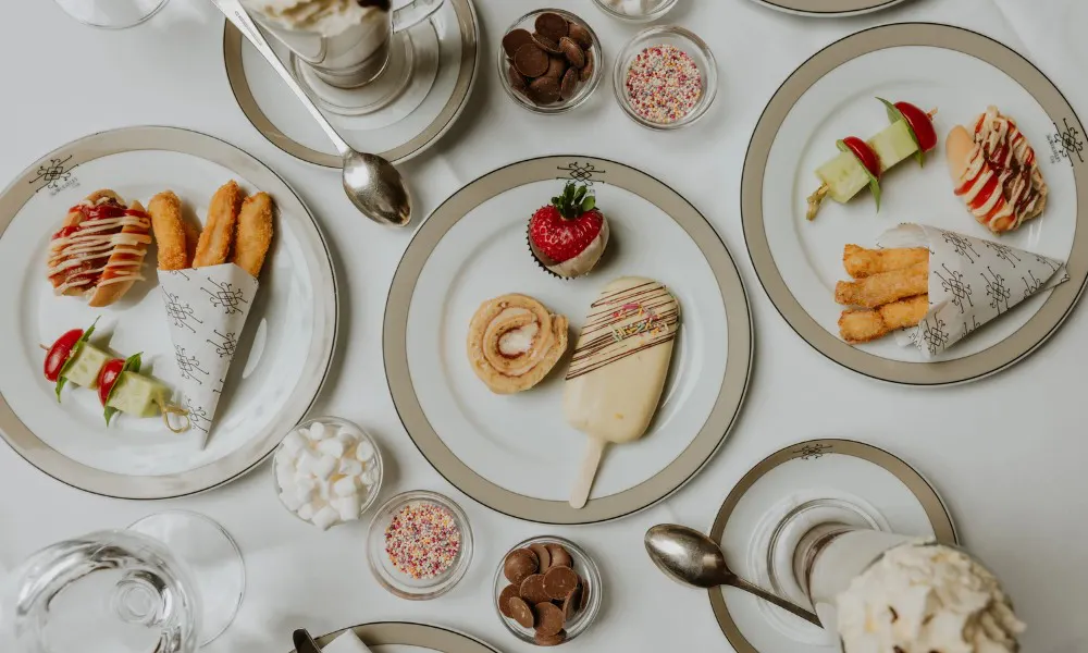 childrens afternoon tea spread 