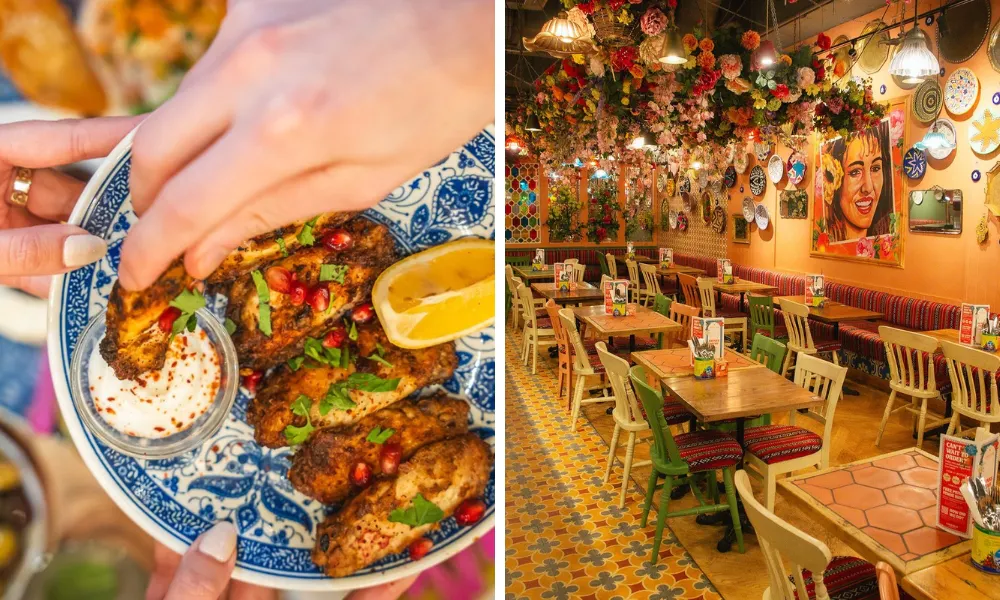 comptoir libanais dining room