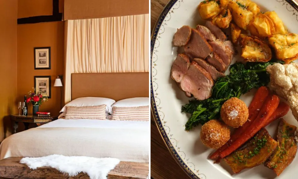 Bedroom and Sunday roast
