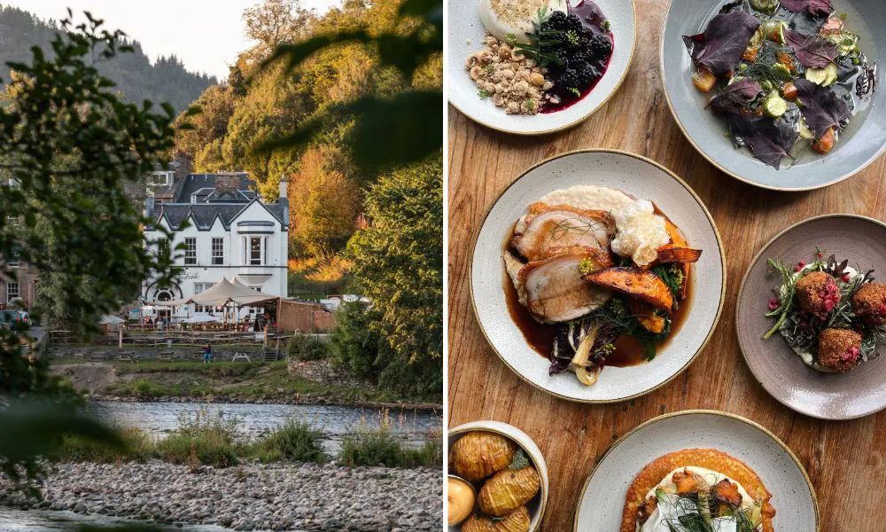 Pub from the outside, and seasonal dishes