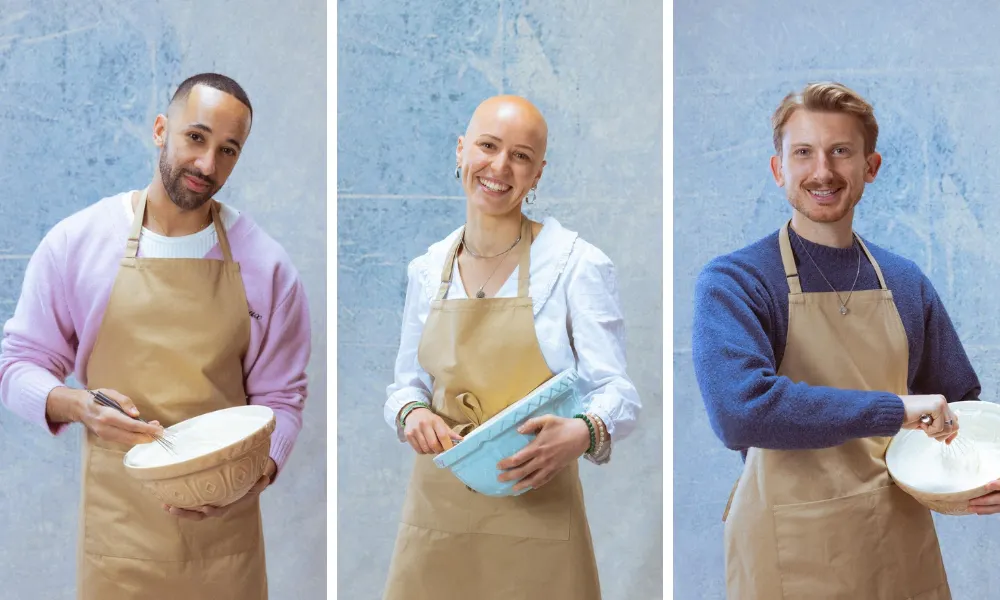 picture of three baker in the GBBO 2025 final