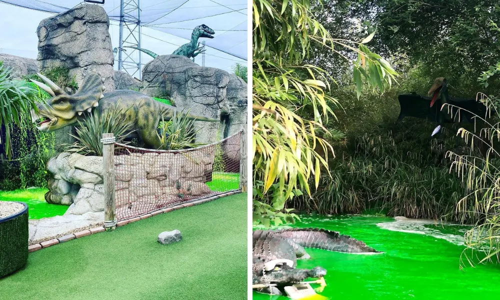 golf at jurassic adventure
