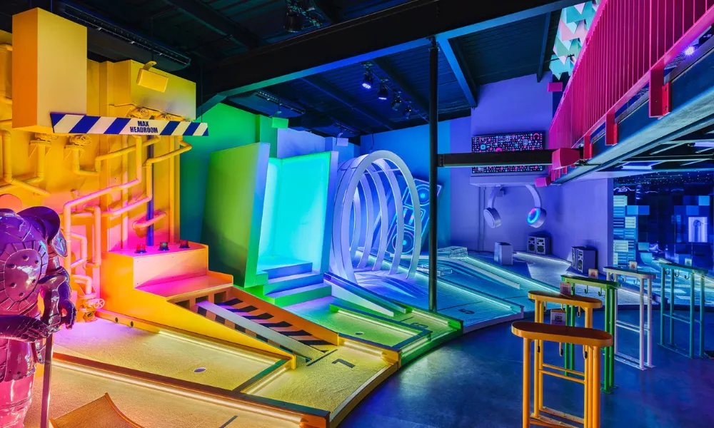neon pop golf