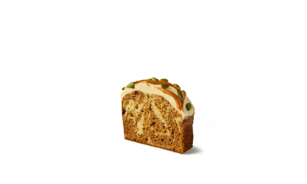 pumpkin cake slice starbucks 2025 