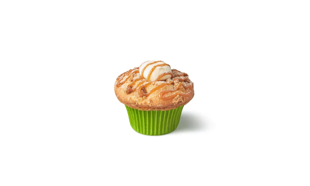 starbucks muffin with toffee and caramel 