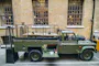 You can dine inside an open-top Land Rover at this London restaurant