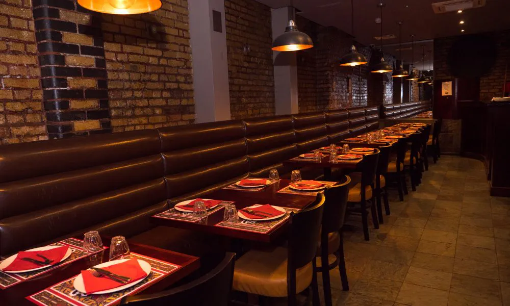 the dining room at Tayyabs