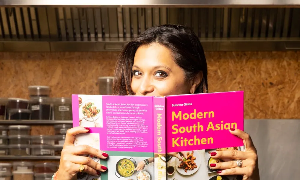 sabrina gidda with modern asian kitchen