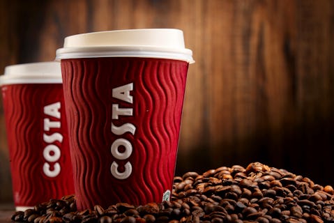 Costa is giving away free coffee all day today