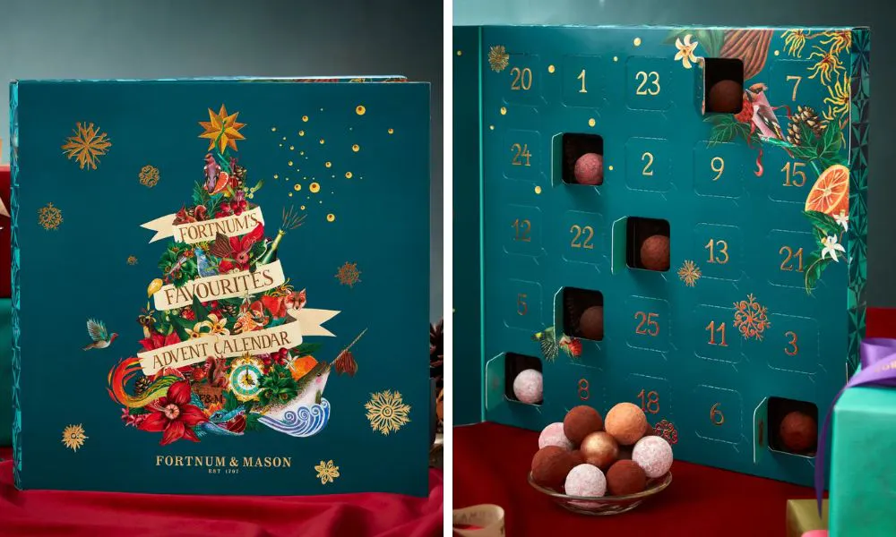 Fortnum and Mason truffle advent calendar
