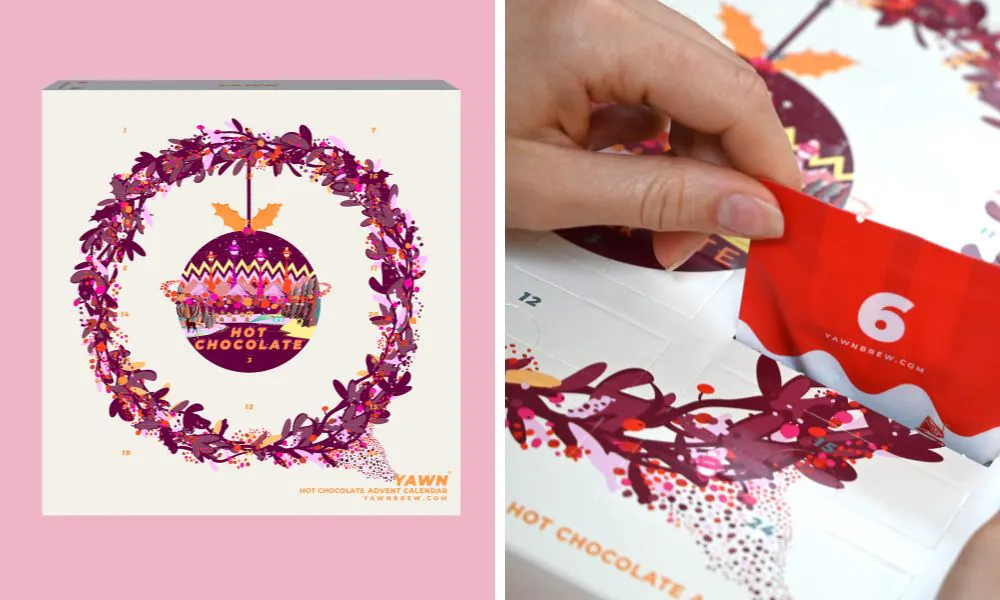 yawn hot chocolate advent calendar