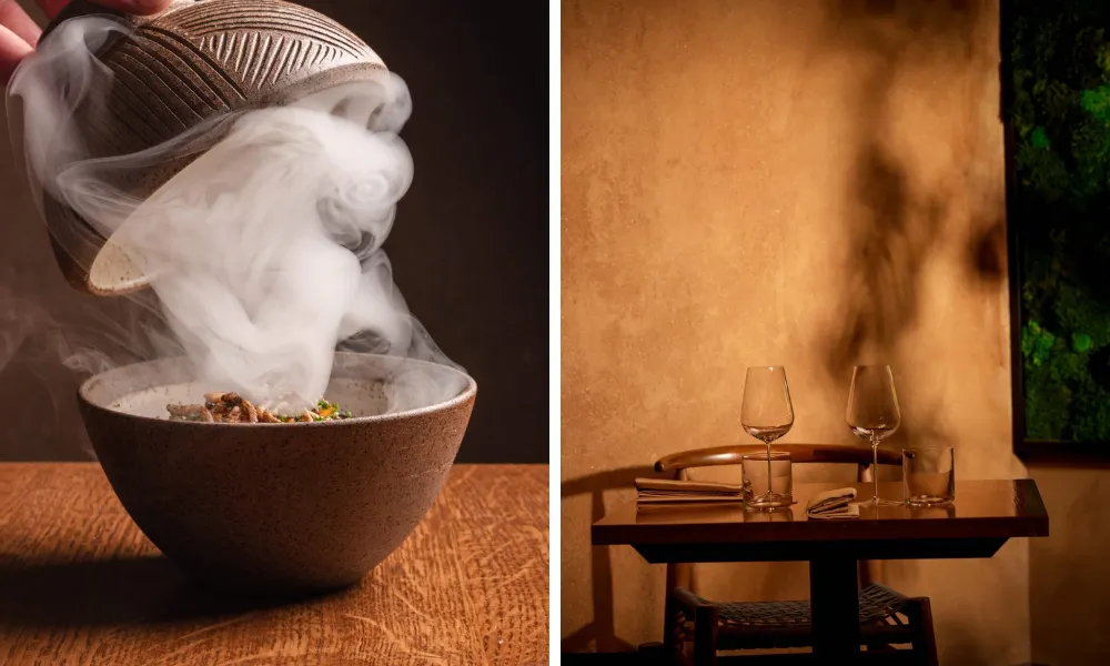 Smoky dish at Akoko