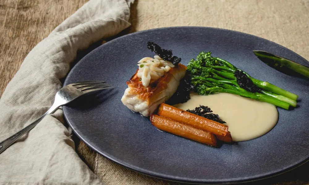 roast fish at harwood arms