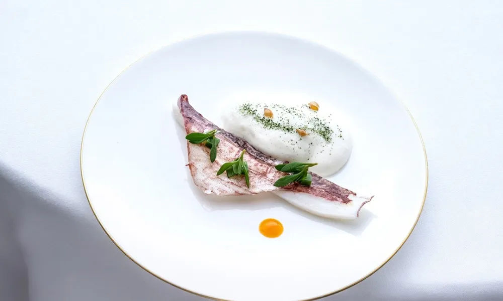 cuttlefish dish at clove club