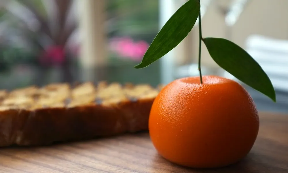 meat fruit at dinner by heston