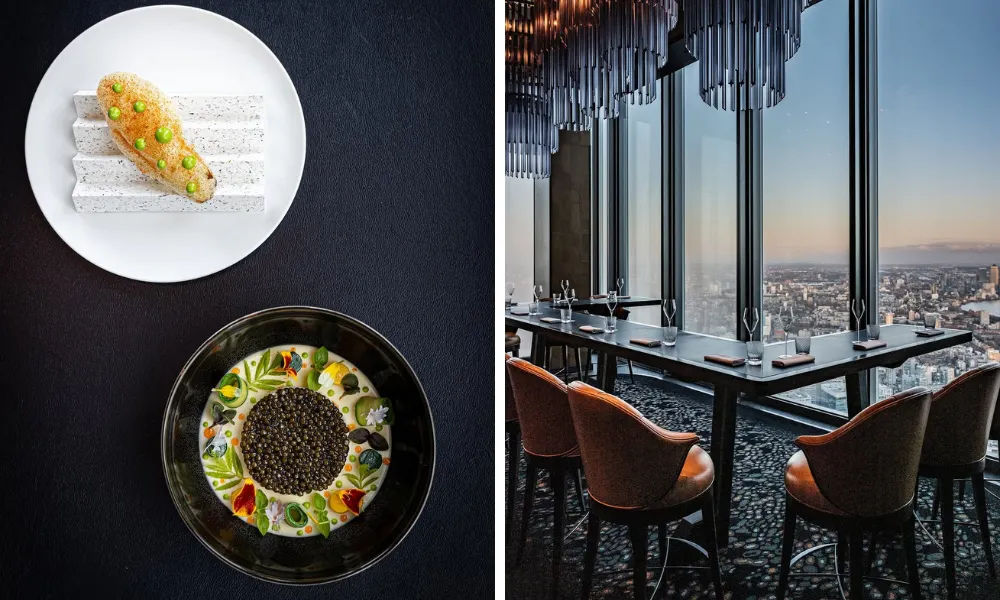View from restaurant gordon ramsay high 