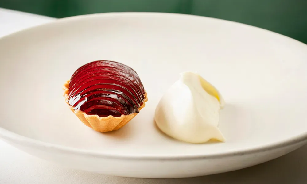 plum tart at trinity