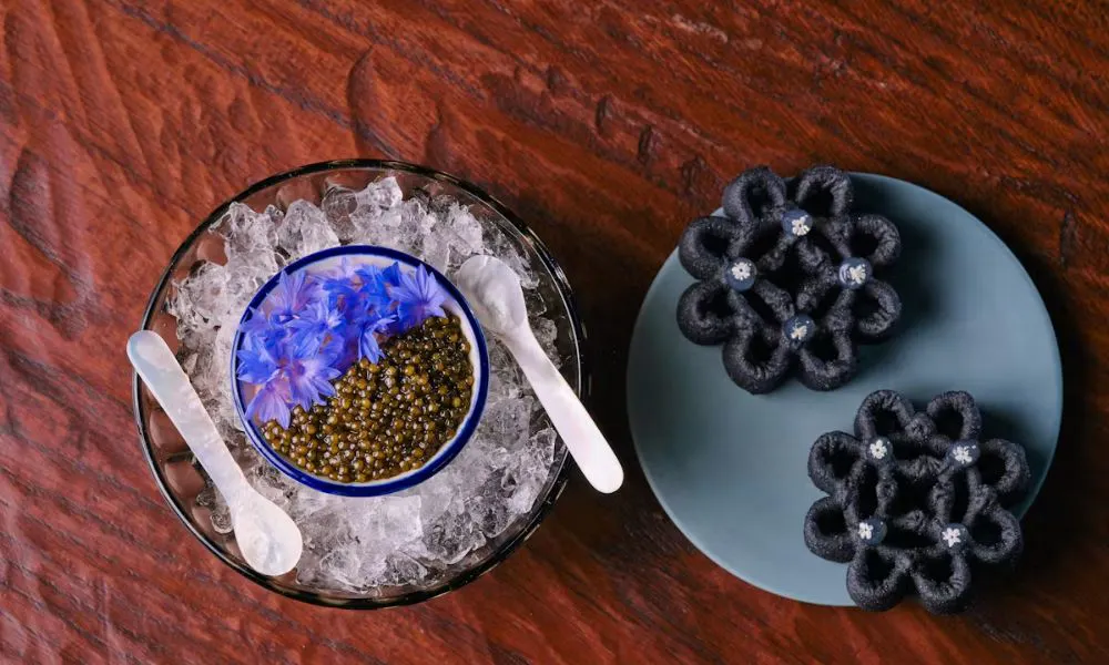 Caviar dish