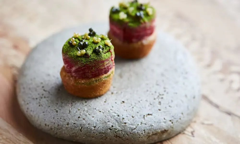 Two elegant canapes