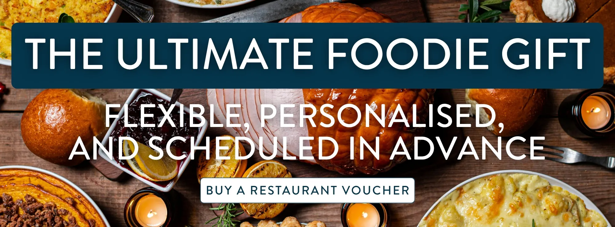 chrismtas vouchers for foodies, their choice of restaurant