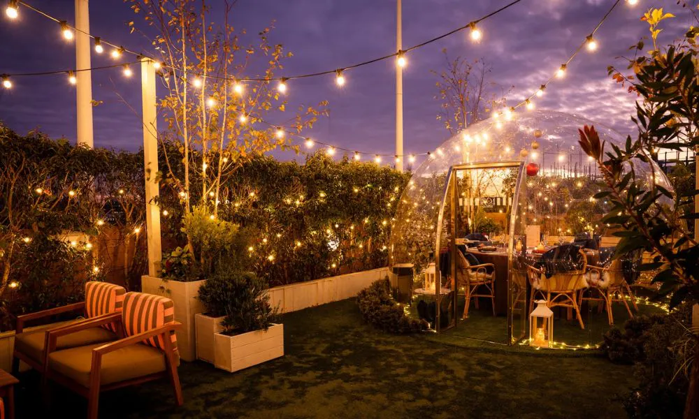 the igloos at 1864 rooftop bar 