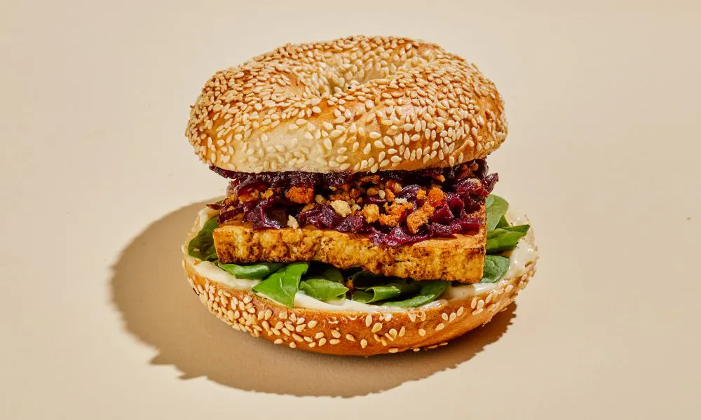 B Bagel tofu bagel