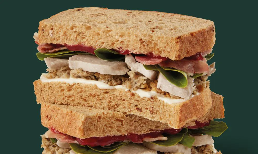 Starbuck's 'tis the season sandwich